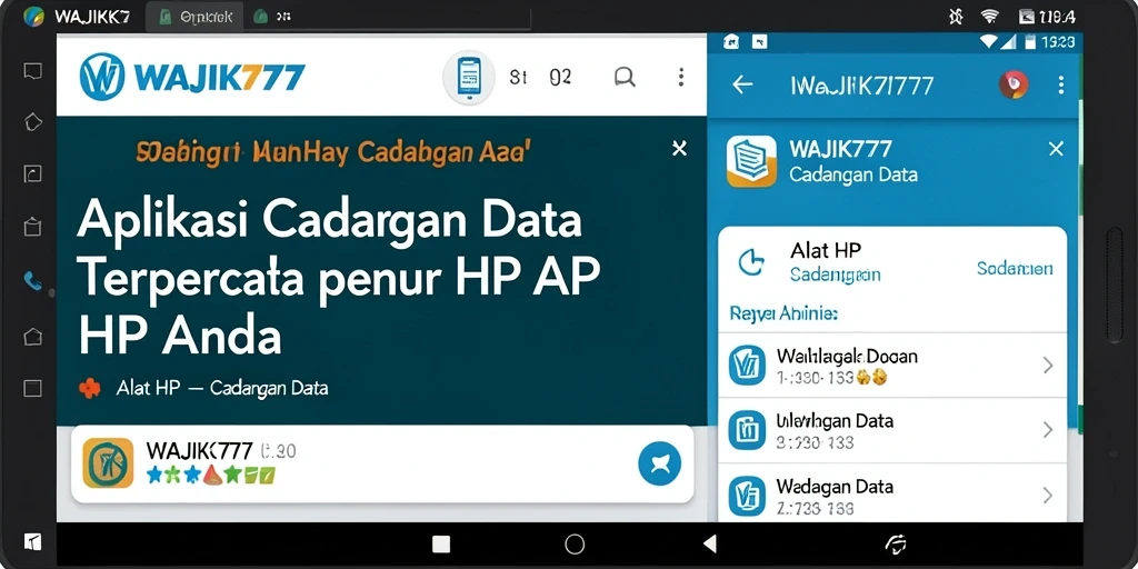 Tampilan antarmuka utama WAJIK777 yang intuitif dan user-friendly.