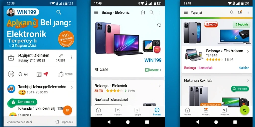 Tampilan antarmuka aplikasi WIN199 yang sederhana dan fungsional.